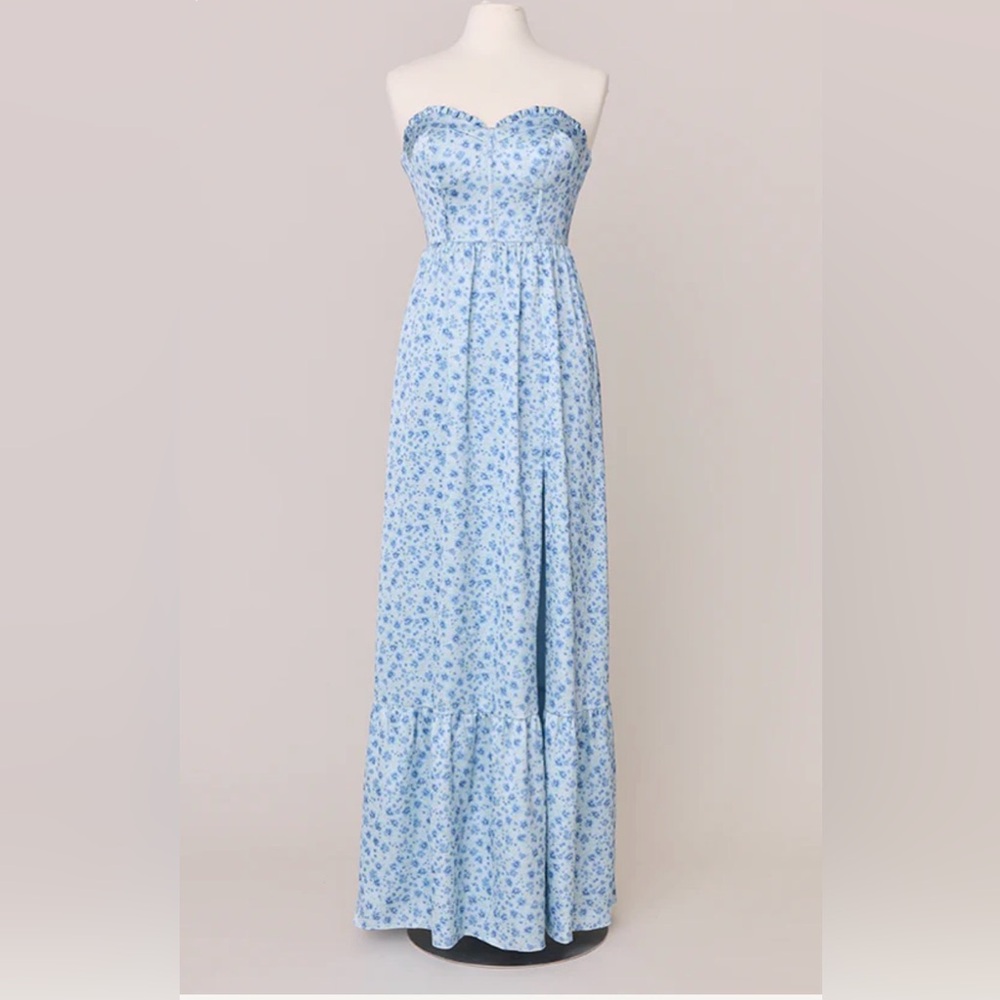 Revelry Valentina Satin Floral Dress
